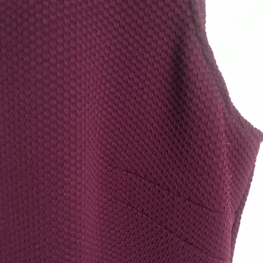 American Living Foldover Collar Purple Sheath Dress in 16 - Picture 5 of 7